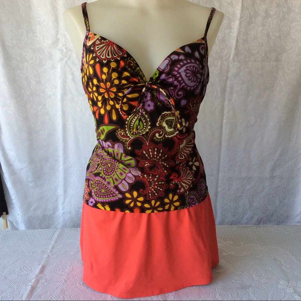 Victoria’s Secret push up top and swim skirt 38C